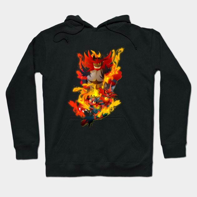 Litten, Torracat and Incineroar